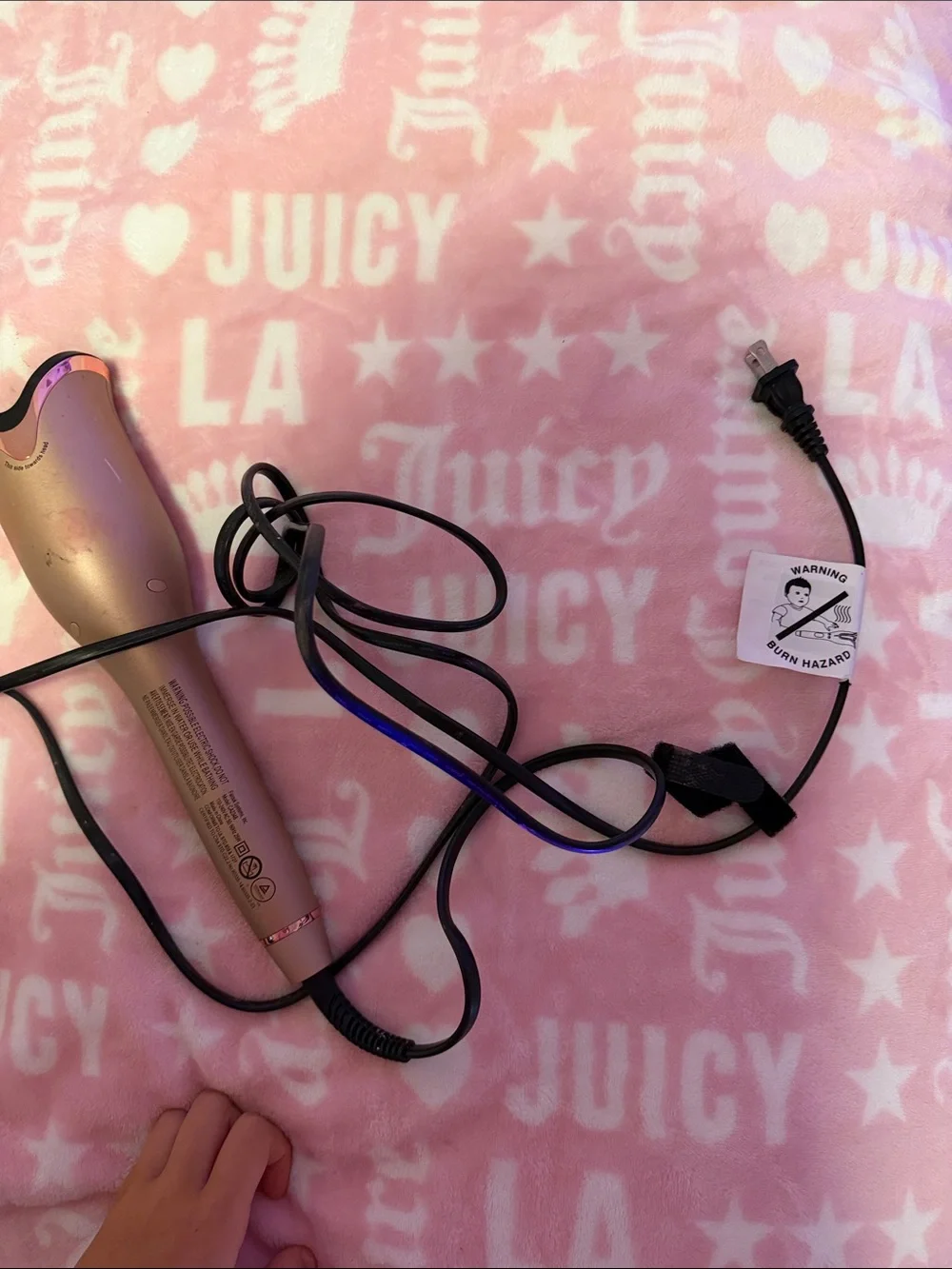 CHI Rose Gold Auto Curling Iron for Women